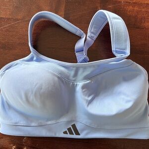 Adidas Sky Blue Activewear Top